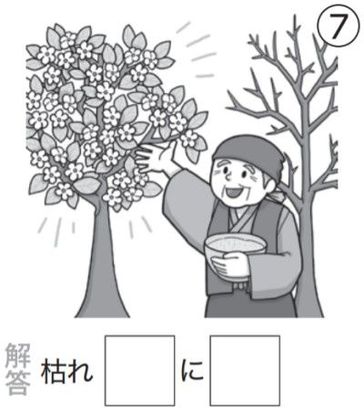 アタマの体操：イラスト漢字7