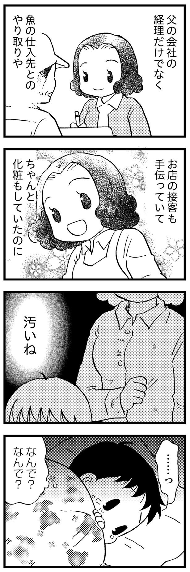 ちゃんと化粧していたのに （C）美齊津康弘、吉田美紀子／KADOKAWA