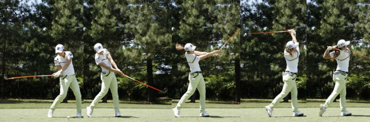 女子プロが過去のスイングを分析！どこを修正した？