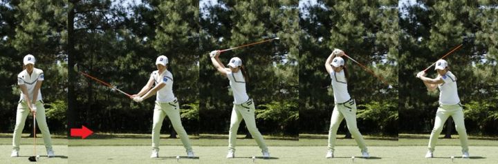 女子プロが過去のスイングを分析！どこを修正した？