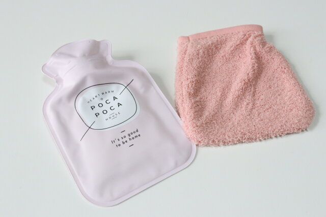 セリアのソフト湯たんぽとソフト湯たんぽカバーのビジュアル