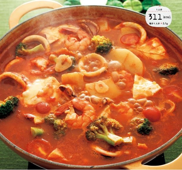 「魚介のトマトチーズ鍋」 （C）KADOKAWA