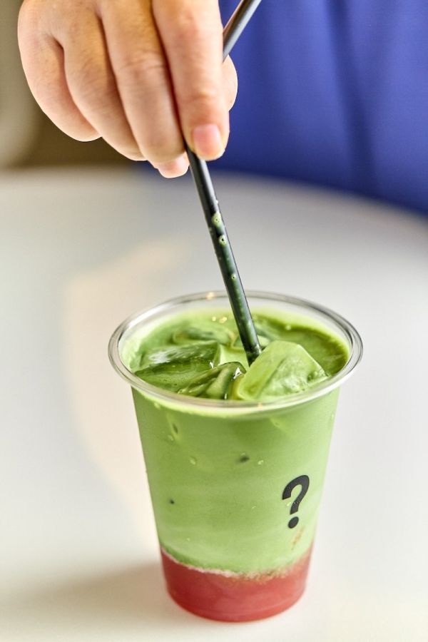 「ストロベリー抹茶ミルク」