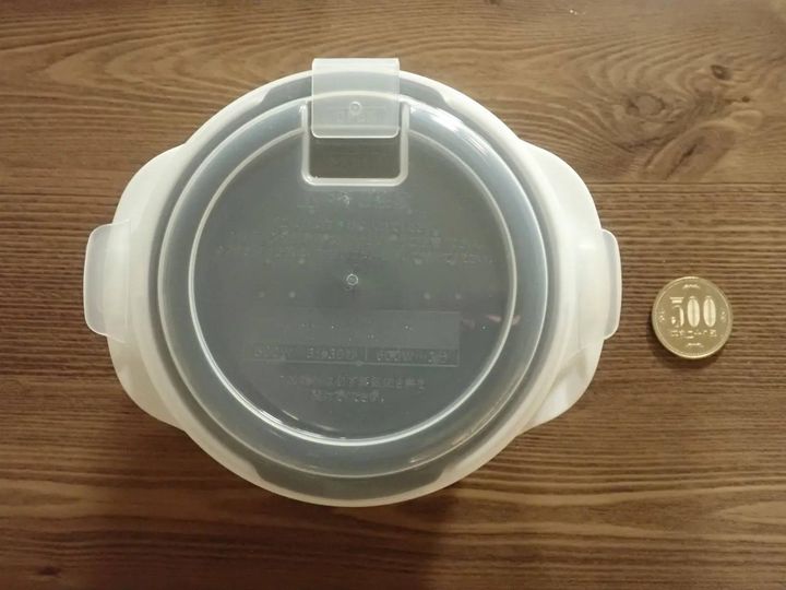 DAISO(ダイソー)：冷凍保存容器(ごはん一膳、二重構造)