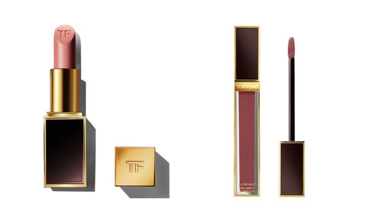 【左】トム フォード ビューティ リップ カラー アイコニックヌード 151【右】トム フォード ビューティ グロス リュクス ウエスト コースト N3