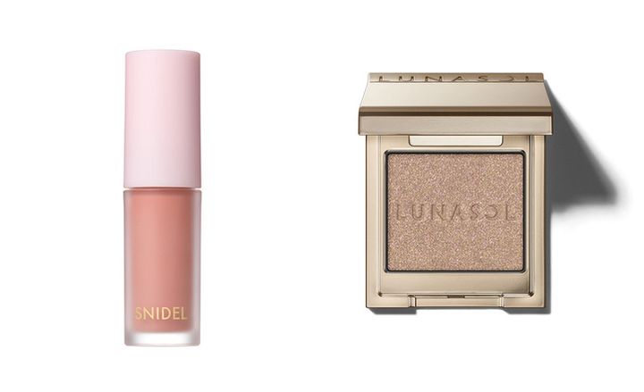 【左】スナイデル ビューティ コンフォート グロウ アイズ 02【右】ルナソル モノアイカラーレーション 09