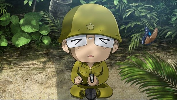 板垣が演じた、漫画家になることを夢見る田丸 [c]武⽥⼀義・⽩泉社／2025「ペリリュー －楽園のゲルニカ－」製作委員会 