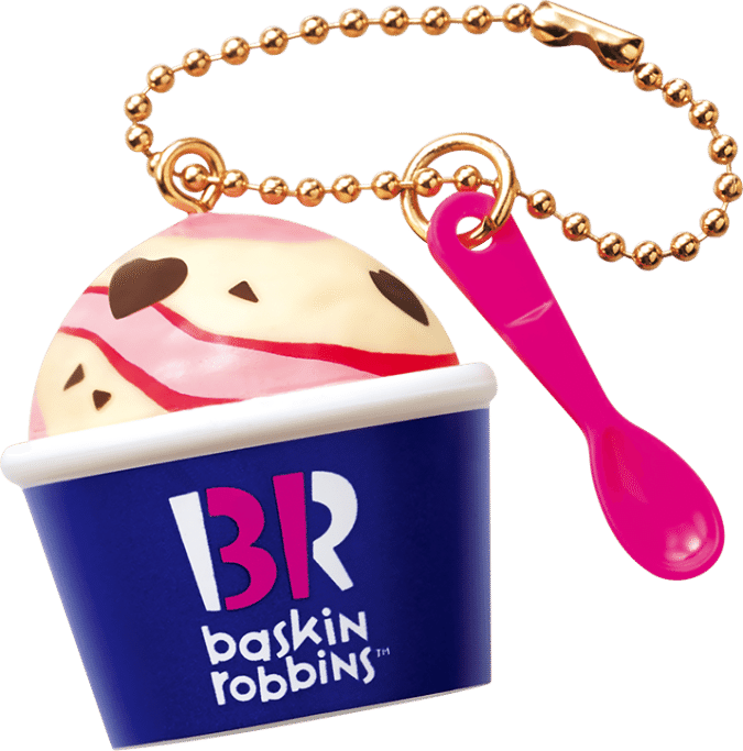 サーティワンアイスクリーム福袋 カップ型キーホルダー