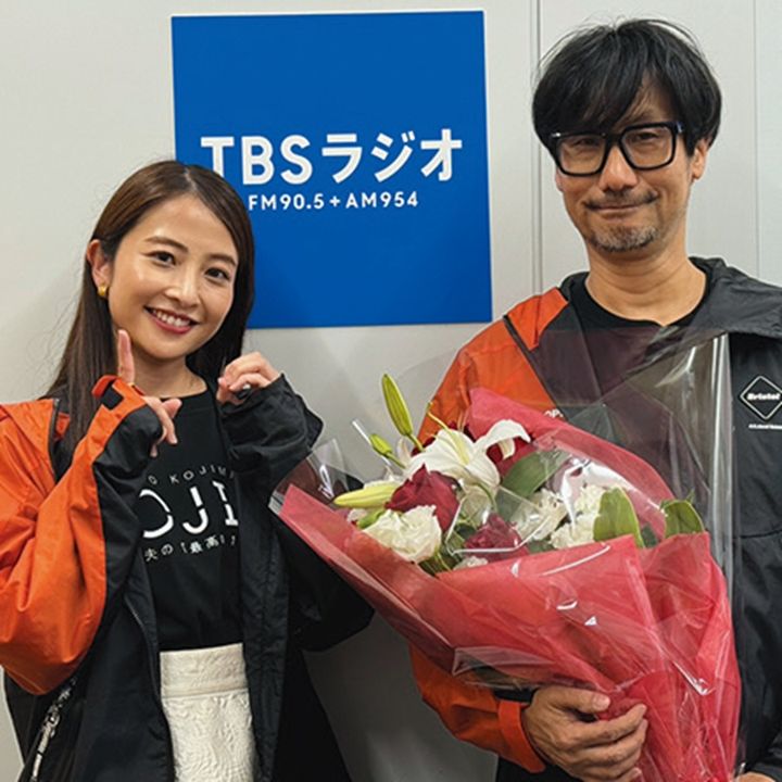 『KOJI10』最終回生放送後に日比麻音子アナと。