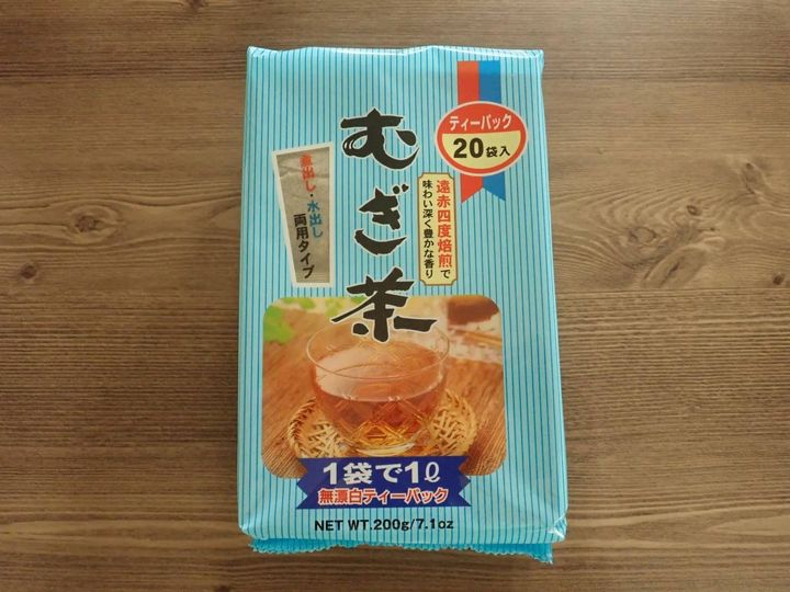DAISO(ダイソー)：日東食品工業 むぎ茶ティーパック200g(10g×20P)