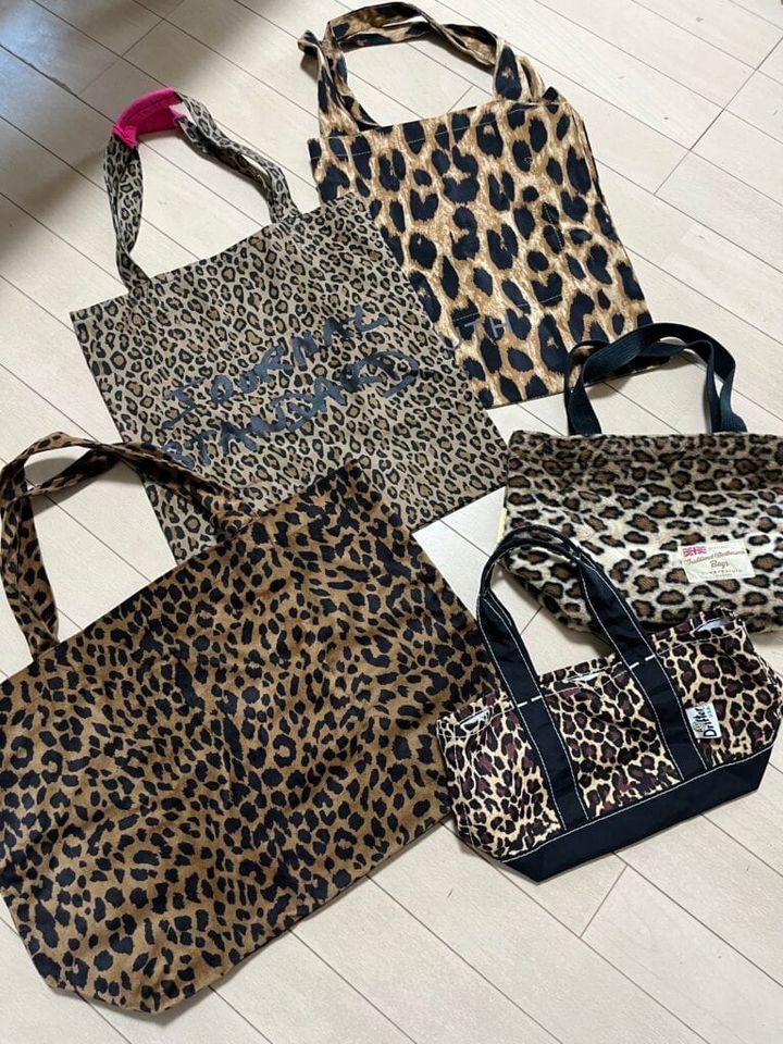 加藤理恵さんのアニマル柄布バッグコレクション