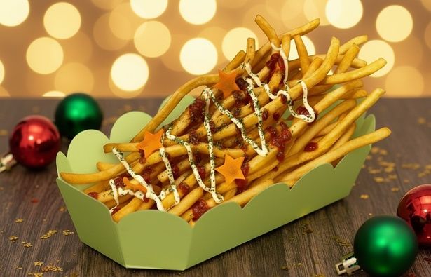 「キラキラクリスマスロングポテト」(990円)