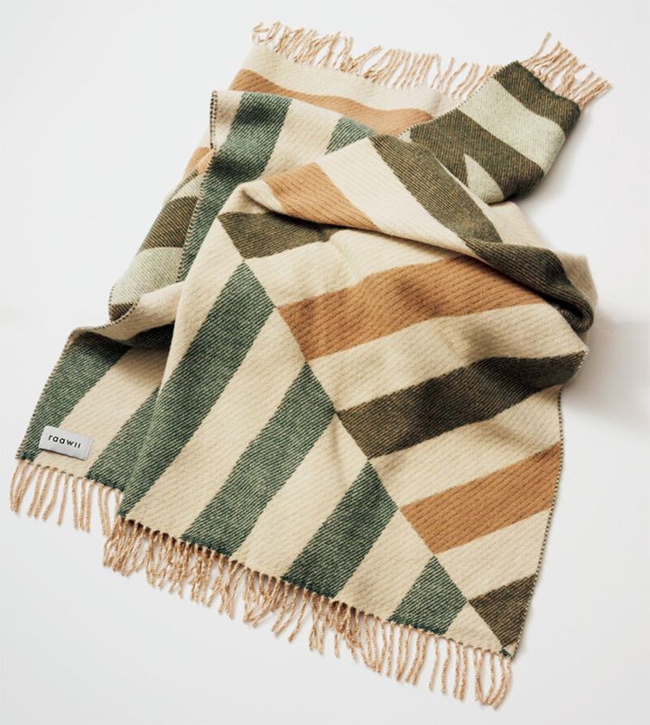 ブランケット¥77,000／ラーウィー（マーケット）