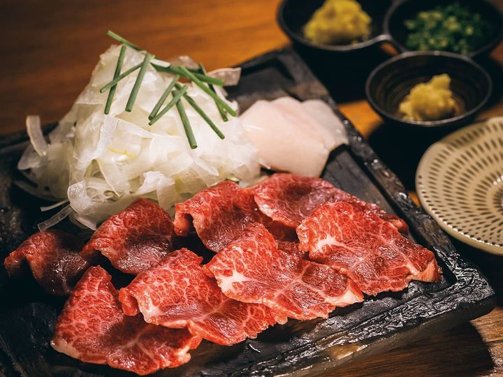 新橋『銀座 㐂いち』の「馬刺し」