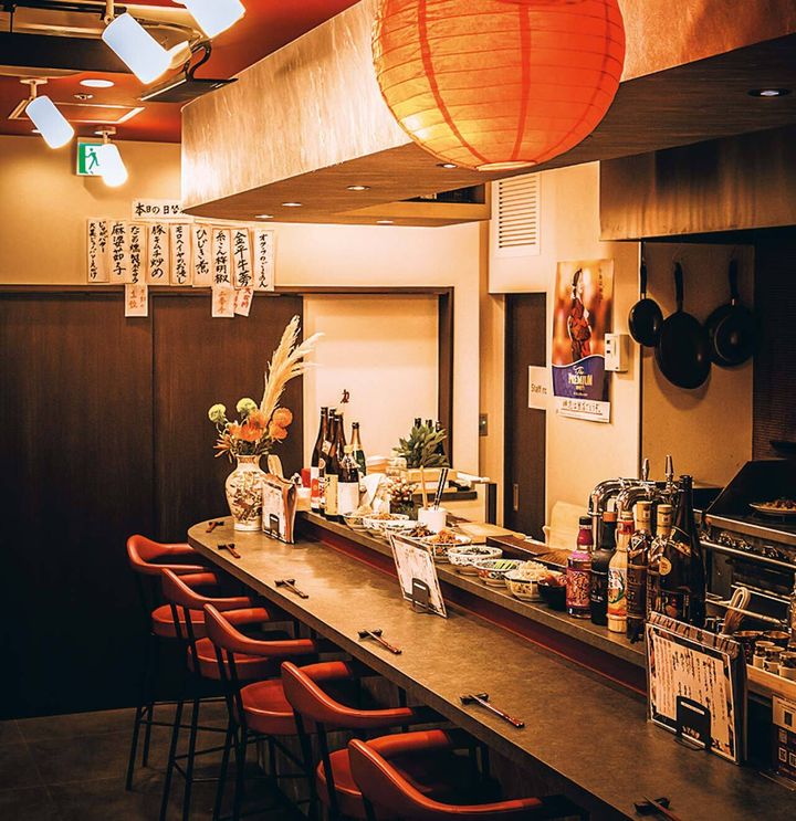 新橋『銀座 花りん コリドー店』の内観