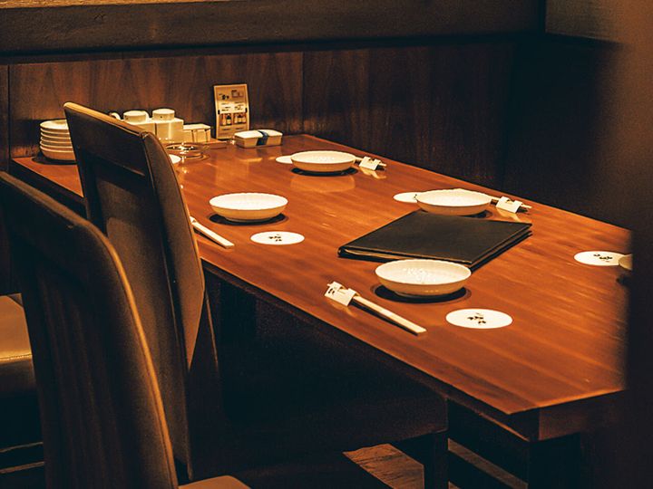 新橋『銀座 㐂いち』の内観