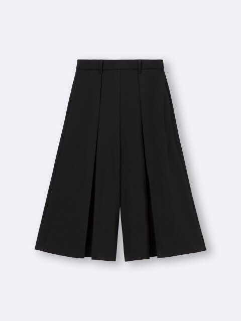 2025gu冬値下げ女性ドレープキュロッツ