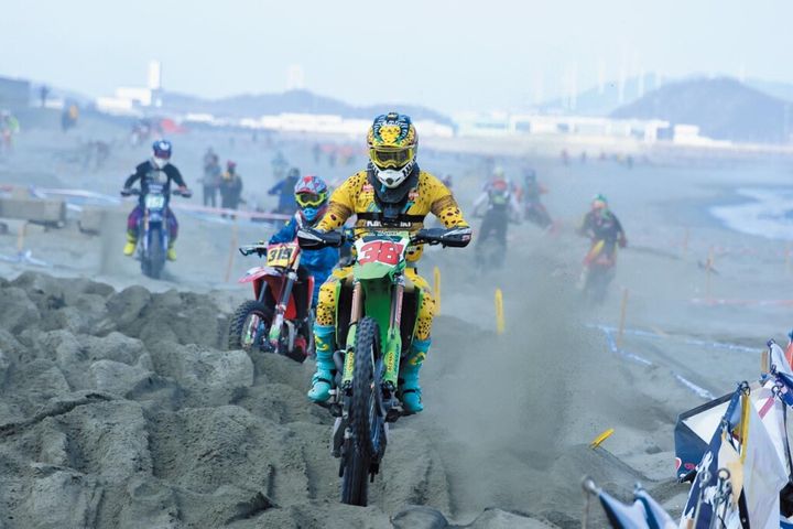 オフロードトップライダーの秘密を探る【サンド研究】