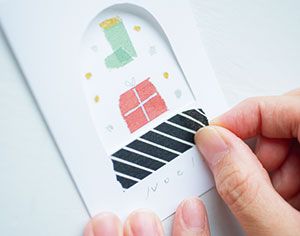 マステで作る「スノードーム風カード」でメリークリスマス！ ちぎって貼って親子で楽しい！の画像8