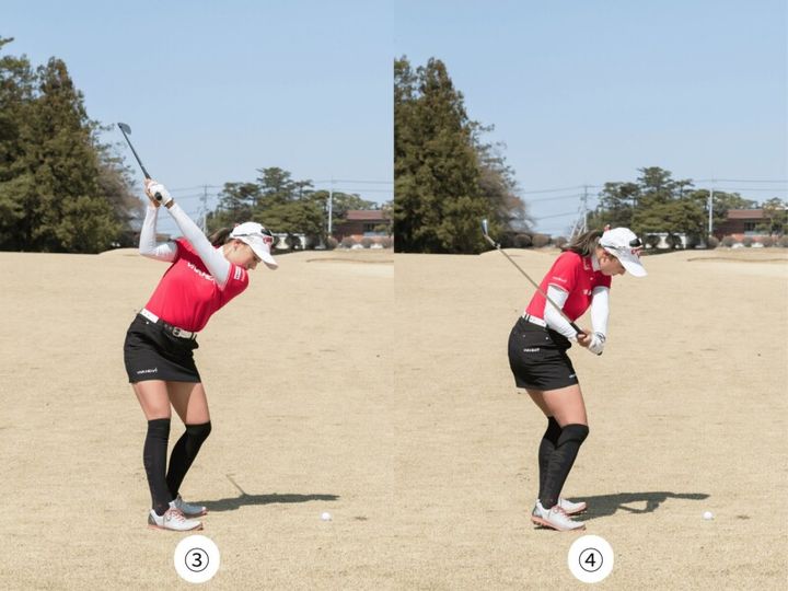 アイアンの再現性が高まる女子プロのスイング！ねじらないスイングポイントとは？