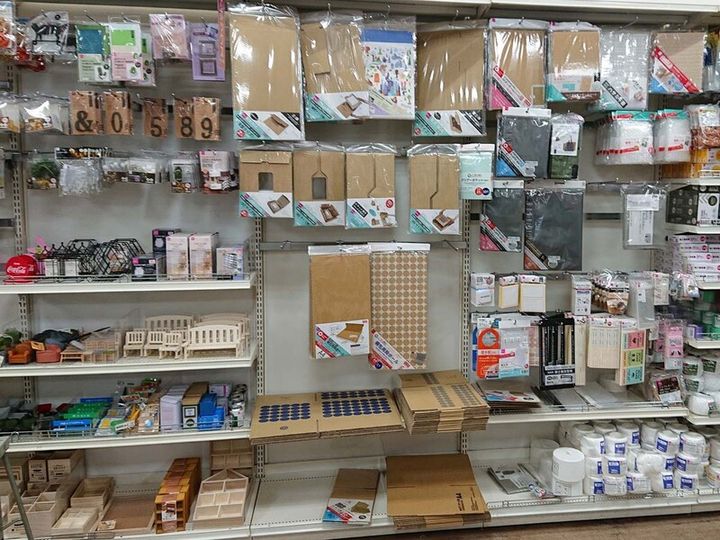 ダイソーの「ダンボール」売り場