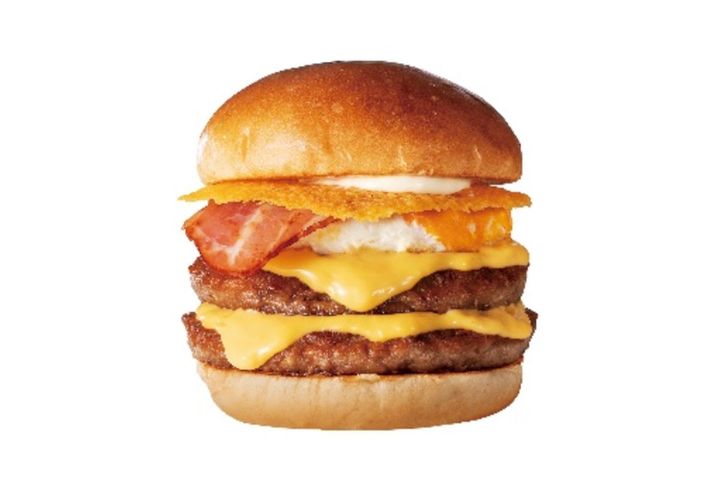 パリとろチーズベーコンエッグバーガーダブル （単品）/￥1,300（税込み）