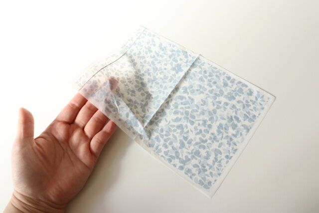 テープ付き携帯ポリ袋 サイズ感