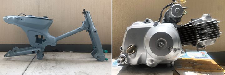 わずか○日で完成！アイボリー＆ブラウンの統一感が光るカブカスタムの詳細と費用対効果