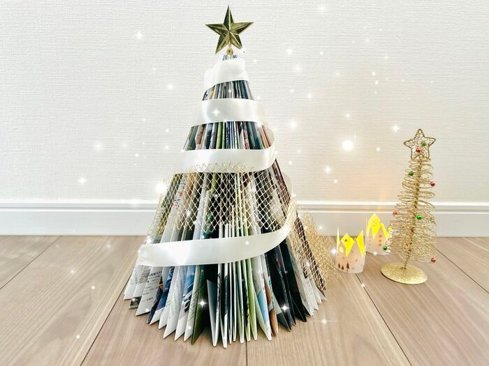 古い雑誌、捨てるのちょっと待って！折るだけでこの冬にぴったりな『おしゃれ雑貨』に大変身♡