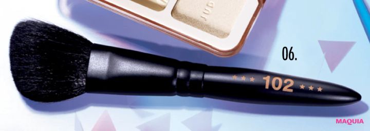 田中みな実のリピートコスメ メイクアップ編 yUKIブラシ プティシリーズ 102 ベースメイクブラシ