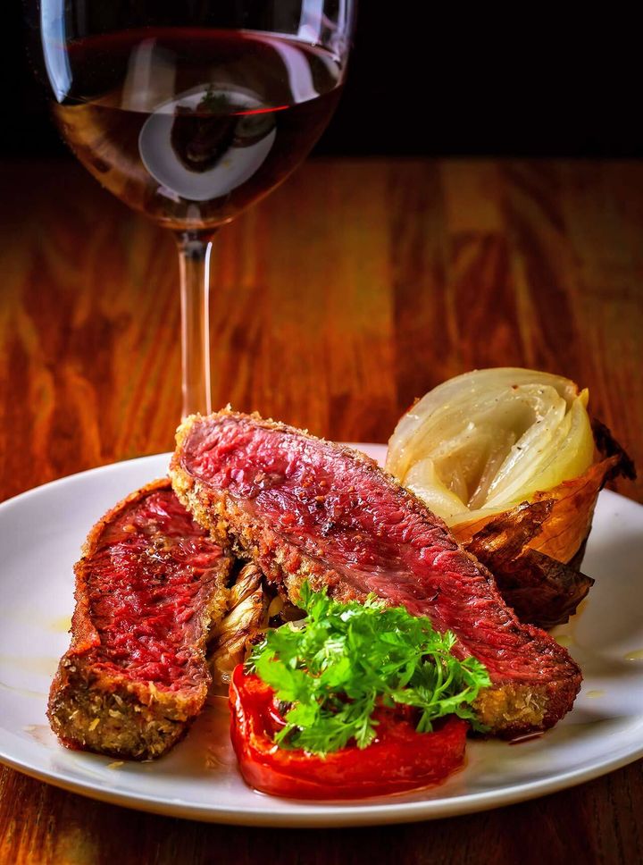 東銀座『グラマシーテーブル』の「牛ハラミのカツレツ」