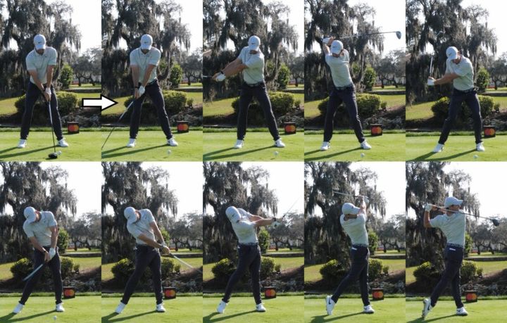 世界1位を争う海外プロのスイングを解説！頭を動かさずに腕と体をシンクロさせる