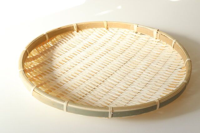 竹ざる 丸（約33cm）