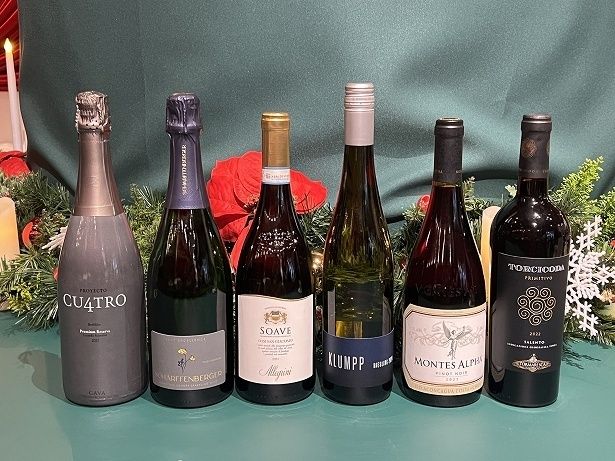 ワイン専門店「エノテカ」とのコラボレーションによるペアリングワインも用意