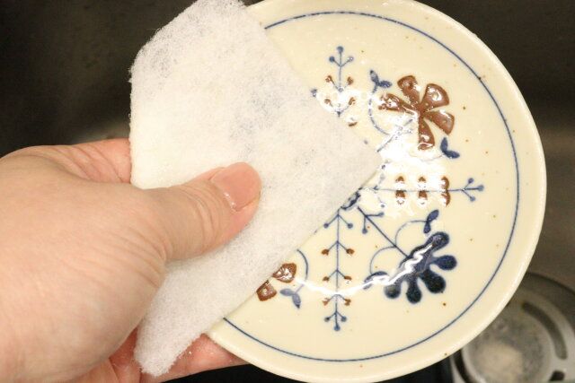 ダイソーのシートたわしは泡立ちが良い