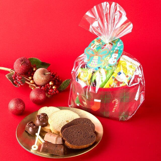 シャトレーゼ Xmasラッピングポーチ