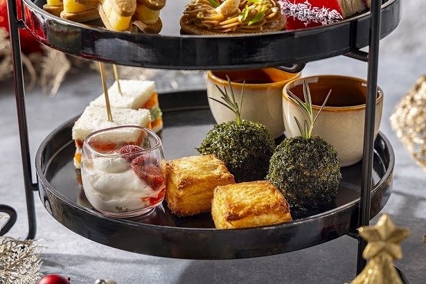 3段目のセイボリーの内容は日替わり