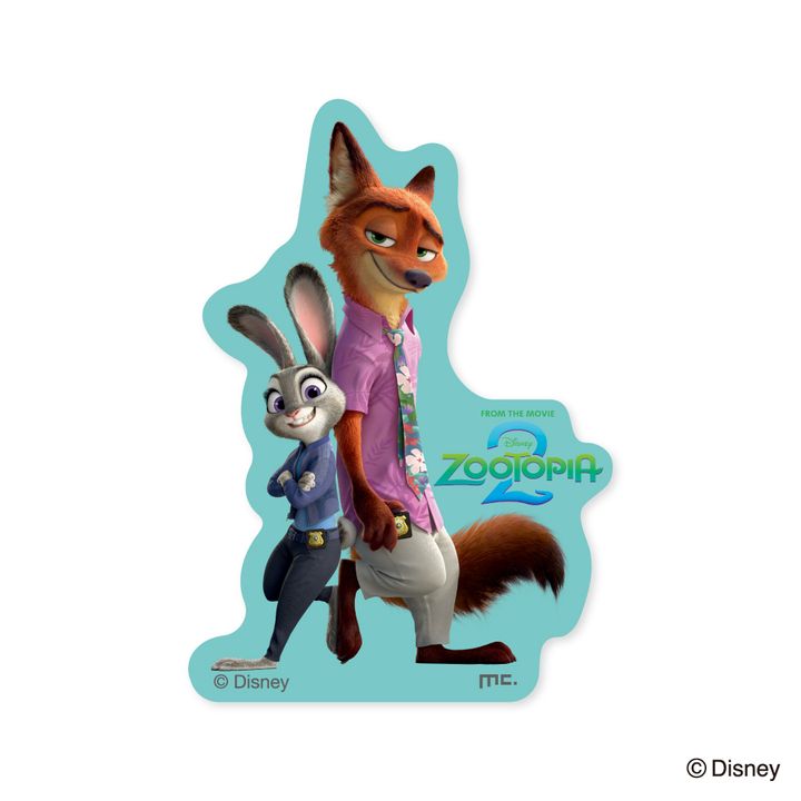 ダイカットステッカー［ニック＆ジュディ・BL］