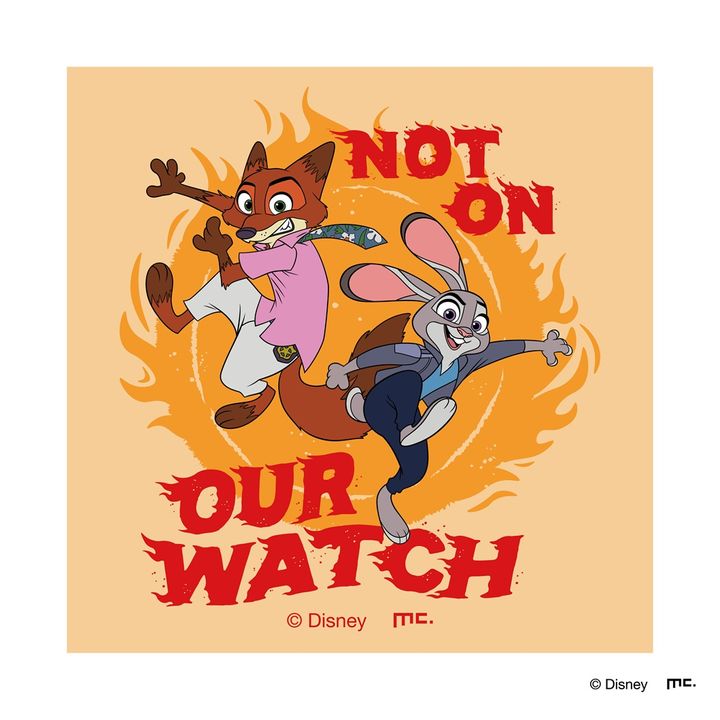 スクエアステッカー NOT ON OUR WATCH