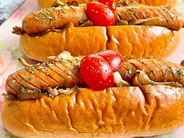 舞茸のホットドッグ