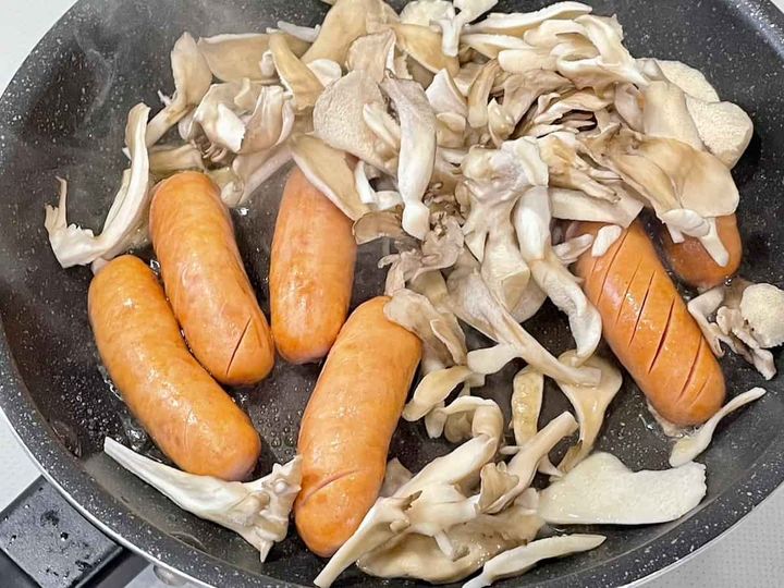 舞茸のホットドッグ