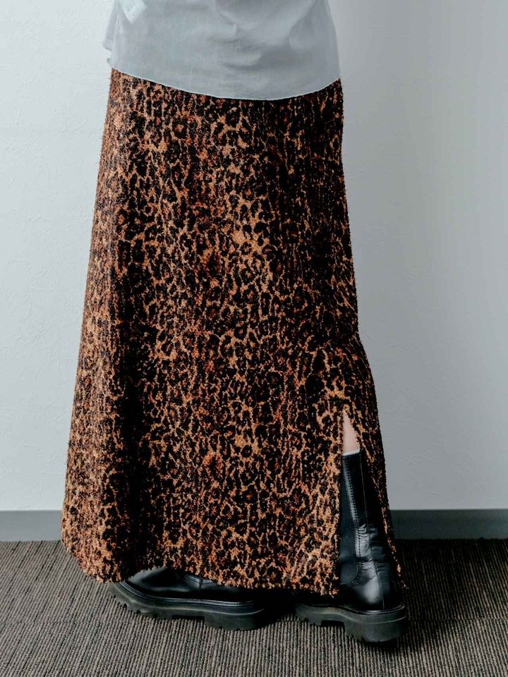 画像2: STYLE01 : 今季トレンドのアニマル柄を着こなしのアクセントに