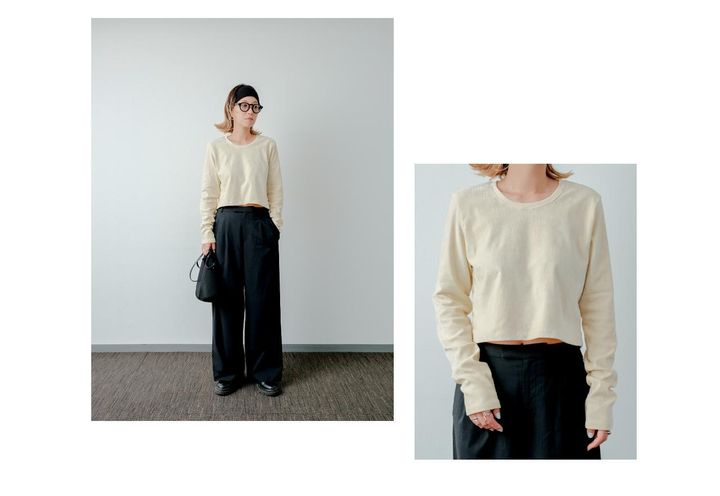 画像: STYLE03 : 定番のシンプルカジュアルも旬のバランスが叶います