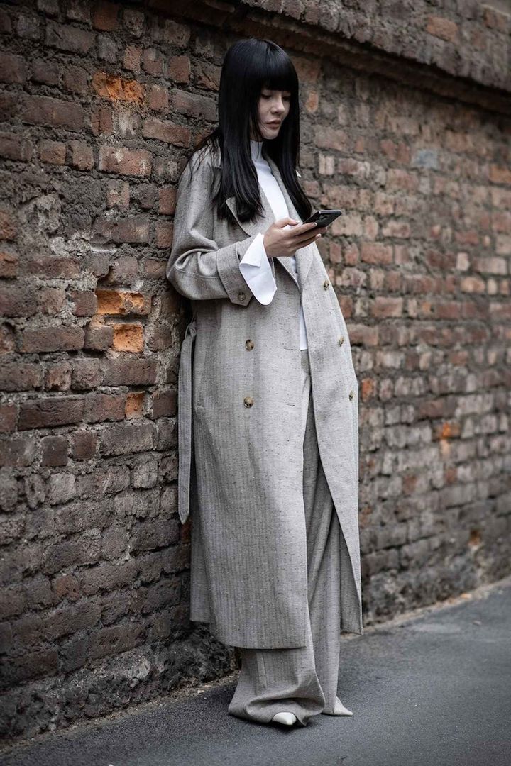 画像: セットアップでスーツのような知性をまとう