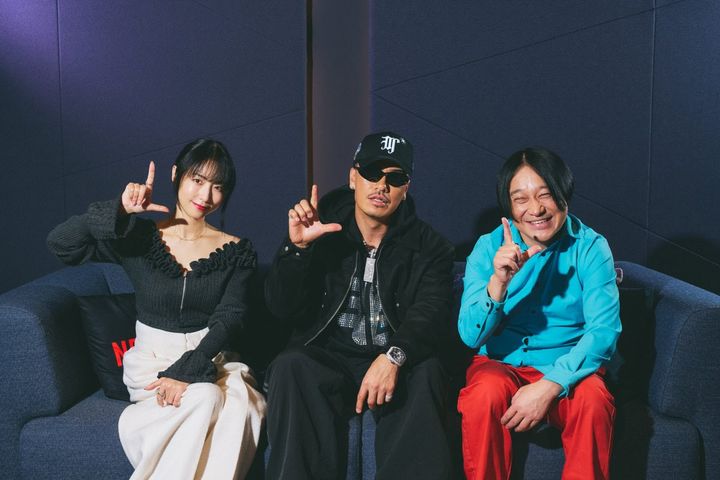 Netflixリアリティシリーズ『ラヴ上等』スタジオMCのMEGUMI、AK-69、永野