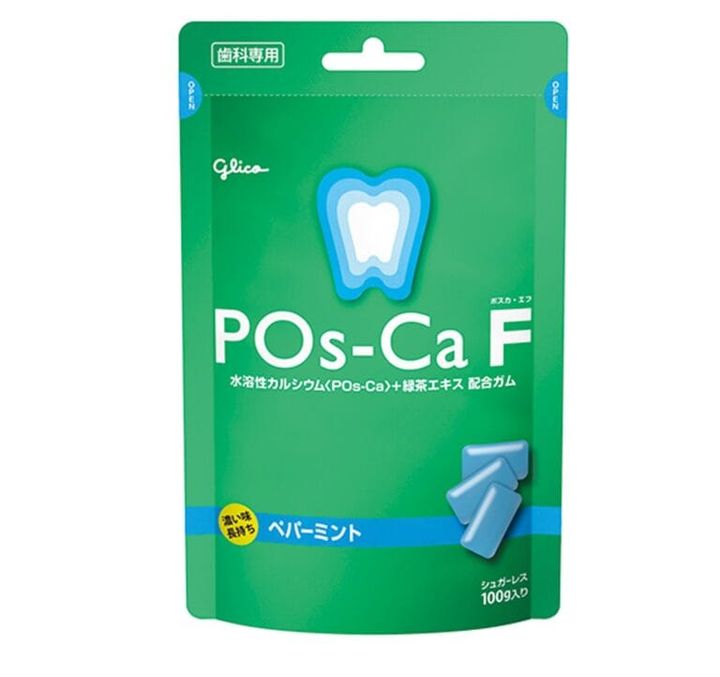 ポスカF歯科用＜ペパーミント＞パウチタイプ ¥1,016／江崎グリコ お客様センター