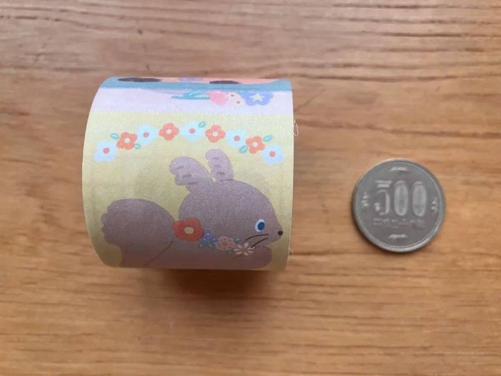 Seria(セリア)：貼ってはがせるロールメモ 20片 アニマル