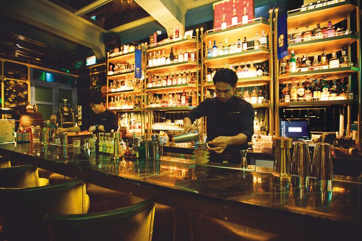 バンコク〈オピウム・バー〉店内