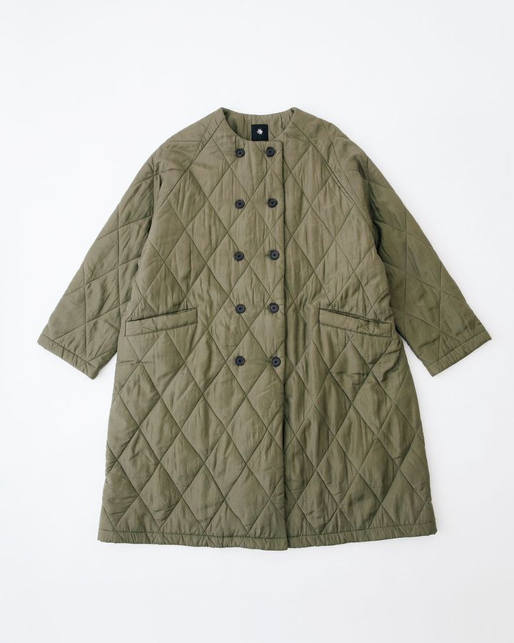maison de soil のキルティングコート