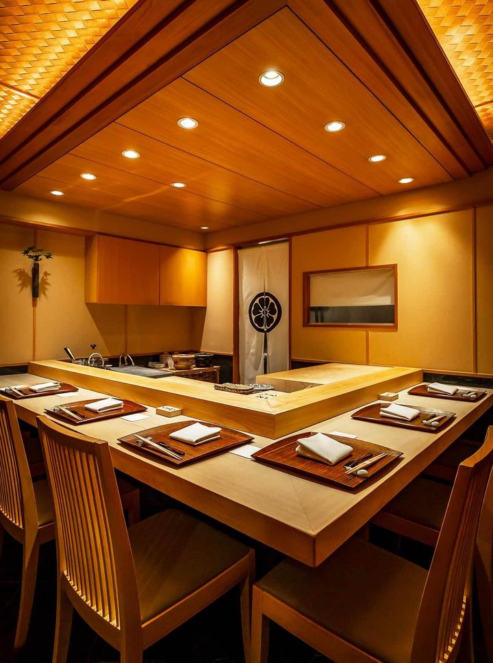 銀座『わ道行』の内観